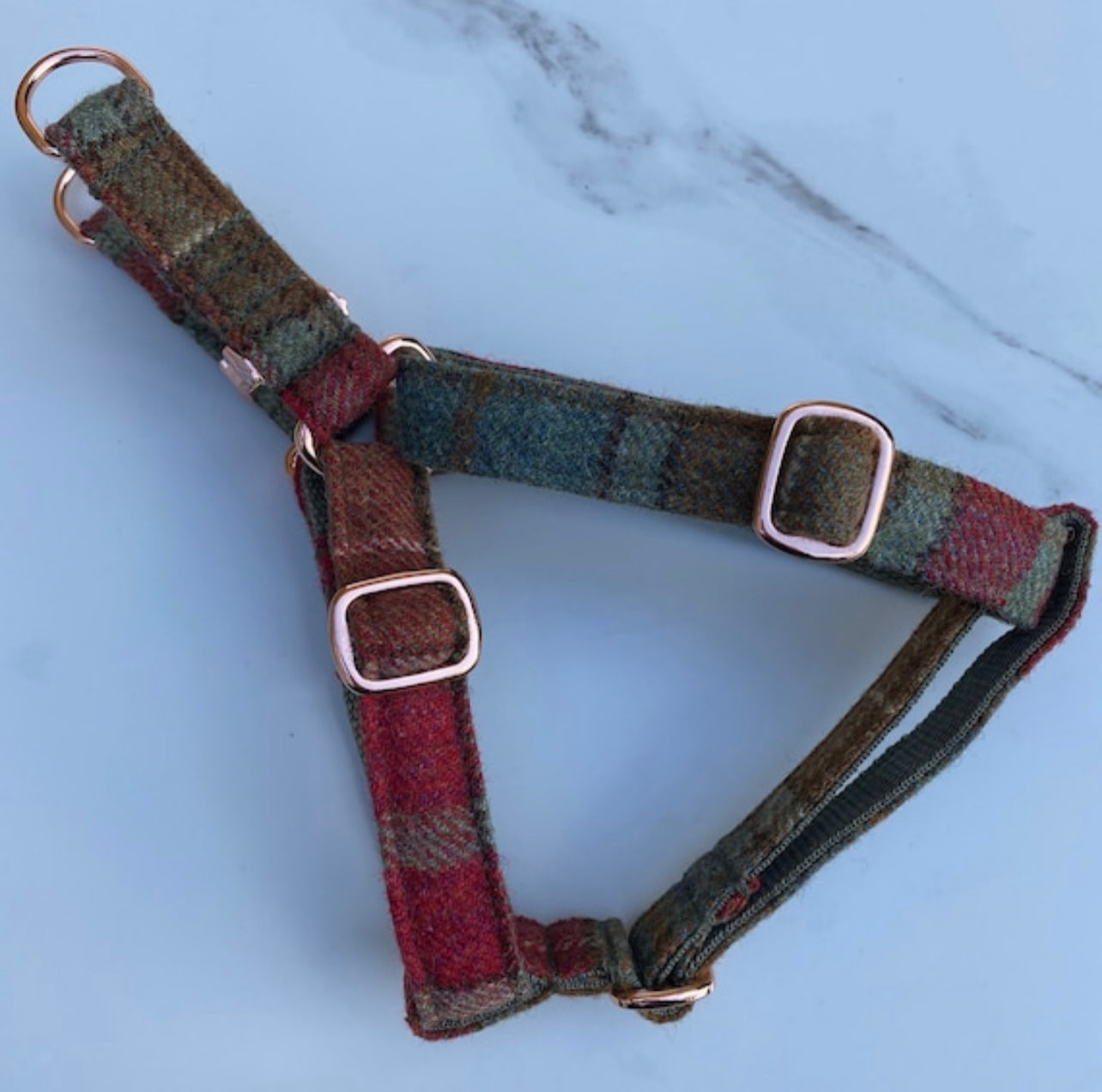 Candy Pink Tweed Dog Harness Dash Of Hounds