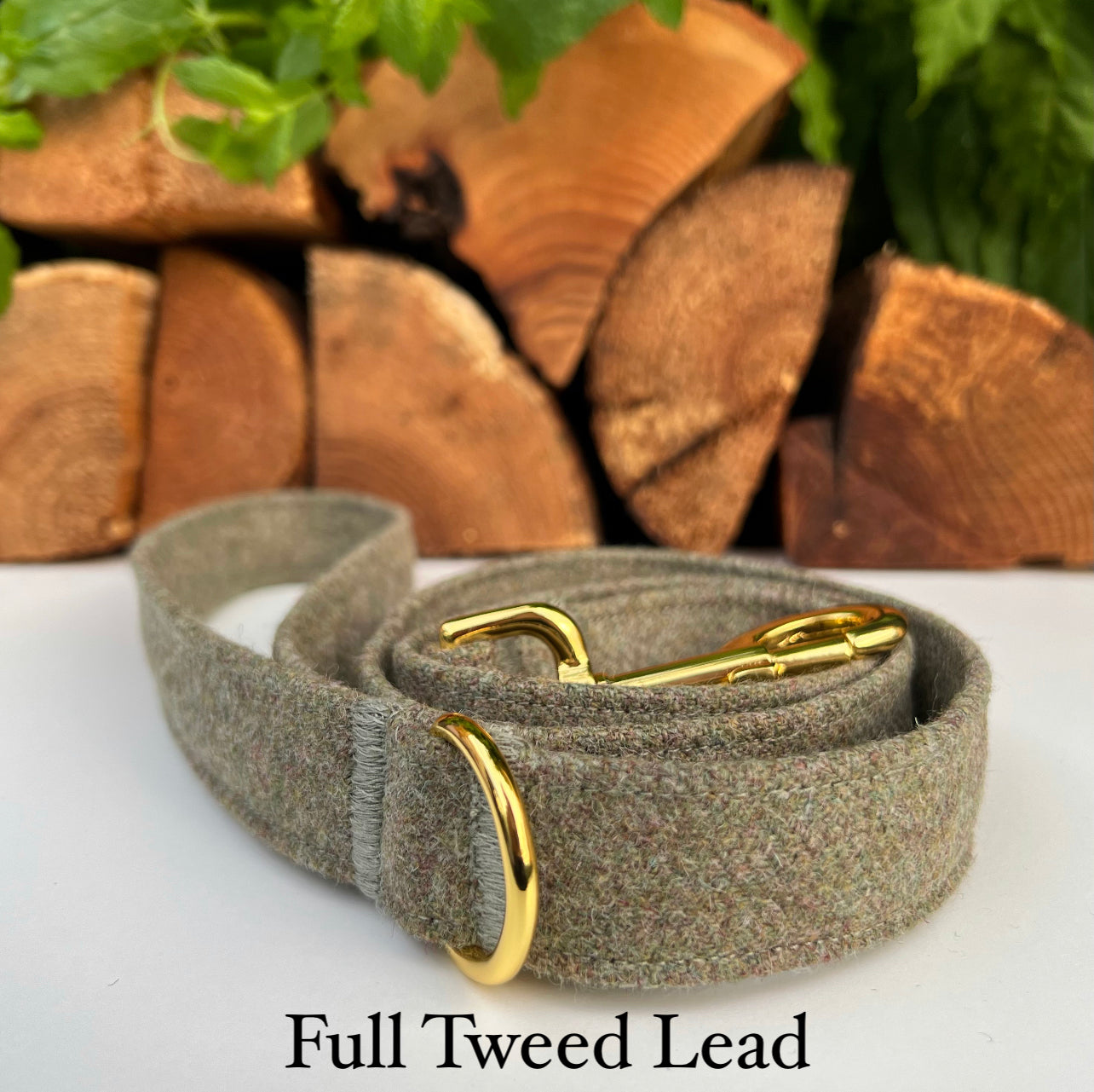 Green Tweed Dog Lead Hunter & Co.