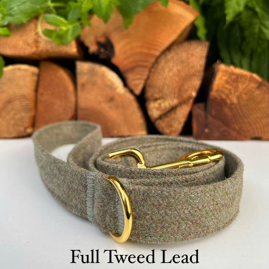 Green Tweed Dog Lead Hunter & Co.