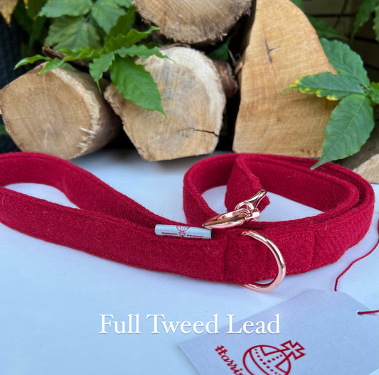Harris Tweed® Red Dog Lead Hunter & Co.