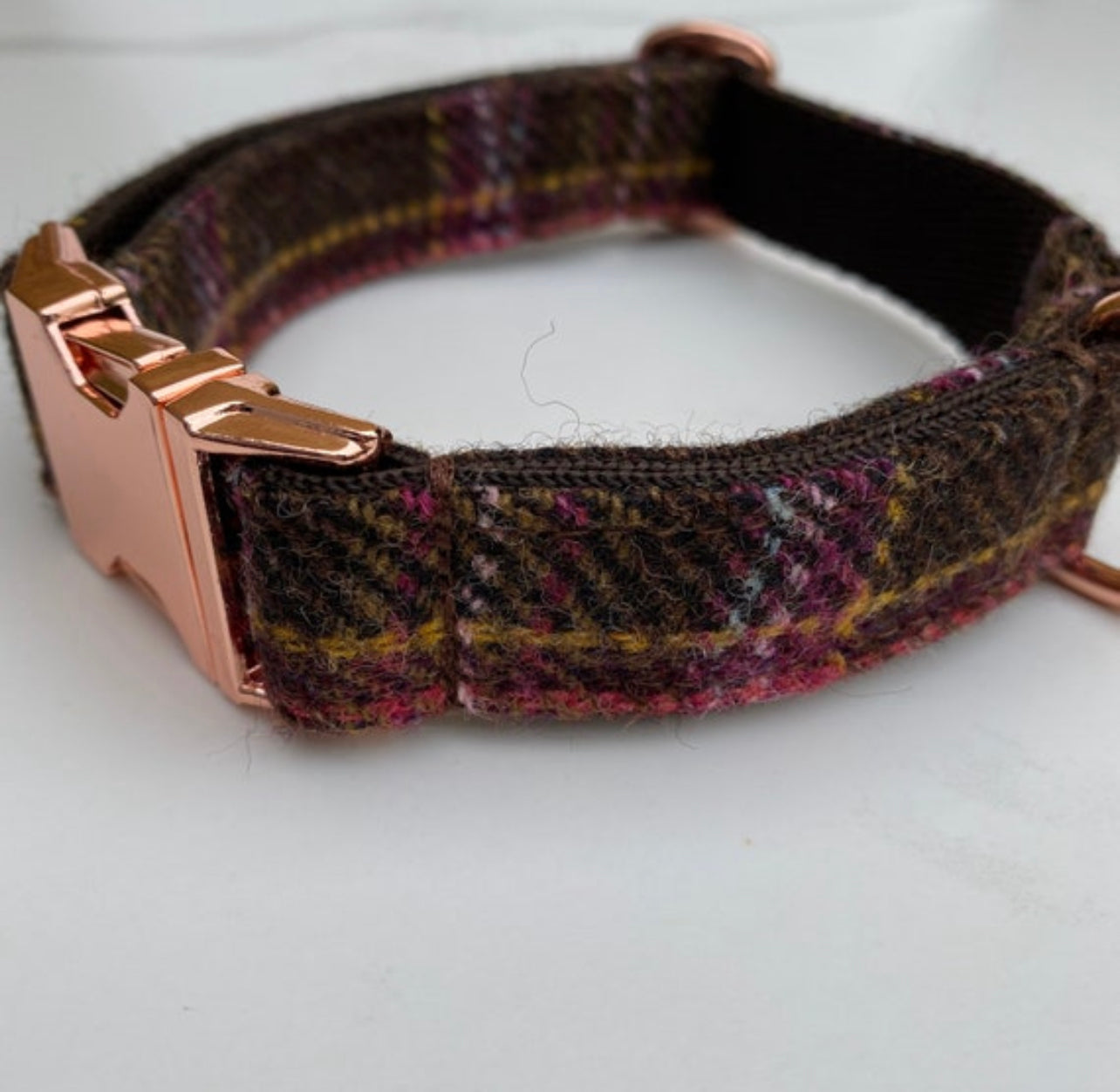 Autumn Pastel Tweed Dog Collar Bow & Lead Set Hunter & Co.